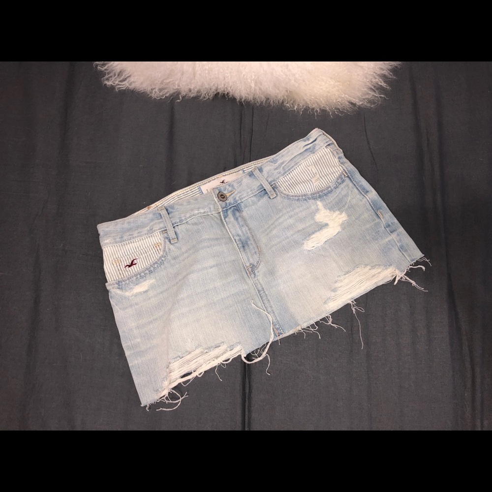 Hollister Denim Mini Skirt